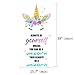 Sionoiur Unicorn Wall Decals Removable Wall Decor Always Be A Unicorn Colorful Quotes Vinyl Stickers Mural Home Decor Bedroom Nursery Birthday Party Christmas Gift for Girls Kids