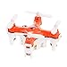 Mini Drone for Kids, Dayan Anser CX-STARS Tiny Kids Drone 4CH 6 Axis Gyro RC UFO Quadcopter, World's Smallest Helicopter for Trainning With LED Lights USB Charger and 4 PCS Propellers (Orange)