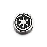 Galactic Empire Symbol Bead Stainless Steel Star Wars Charm