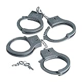 12 Handcuffs With Keys - Novelty Toys & Magic & Gag Jokes