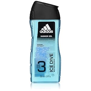 Adidas Sport Sensation Ice Dive 3in1 Shower Gel for Men, 250ml
