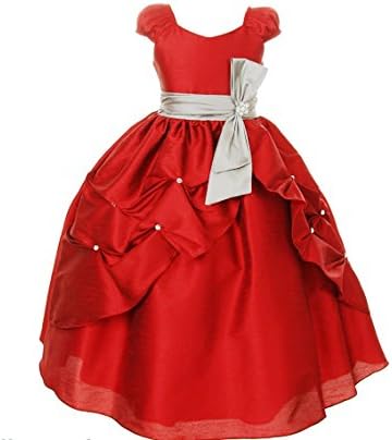 Pink Wings Girls' Maxi Dress (Pink)