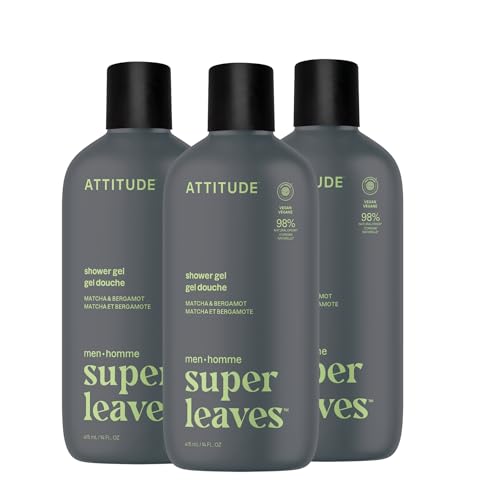 ATTITUDE Shower Gel Body Wash for Men, 98% Natural Origin Ingr... 41TtJGIMheL