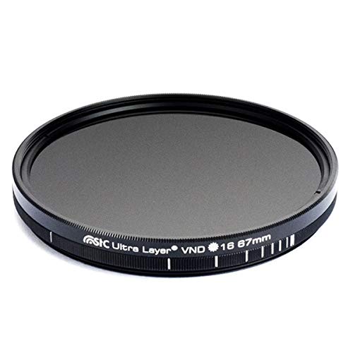 STC 67mm Variable Neutral Density Filter, Multi-Coated, ND16-4096, 4 to 12 stops, Low Profile Ring