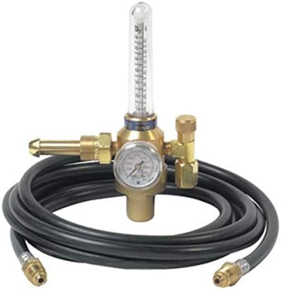 Harris Model 355-2AR-58010 Heavy Duty Argon Or Carbon Dioxide Calibration Single Stage Flowmeter Regulator, CGA-580
