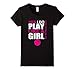 Women's Yes I Do Play Like A Girl Basketball T-Shirt Multiple Colors Small Black