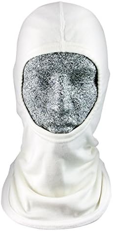 PGI 3022185 Fire Fighting and Arc Resistant Hood, Original Cobra Class, Ara-Tek Fr Tri-Blend, One Size, White