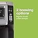 Hamilton Beach 49975 FlexBrew Single Serve Maker with 40 oz. Reservoir, Compatible with K-Cup Packs or Ground Coffee, 3 Brewing Sizes, Black