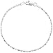 Sterling Silver Dot Dash Pallini Bead Ball Chain 1.8mm Nickel free Italy, sizes 7 - 30 inch