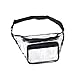 Transparent Waist Fanny Pack Clear Purse Security Stadium Pockets Adjustable Strap