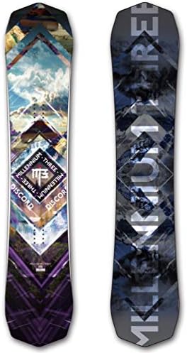スノーボード 板 メンズ 単品 モデル M3 ミレニアムスリー Discord オールラウンド ハイブリッド キャンバー ボード Wロッカー ツインチップ グラトリ 19 スノボー フリーラン パーク かっこいい 黒 ブラック Anadis Nl