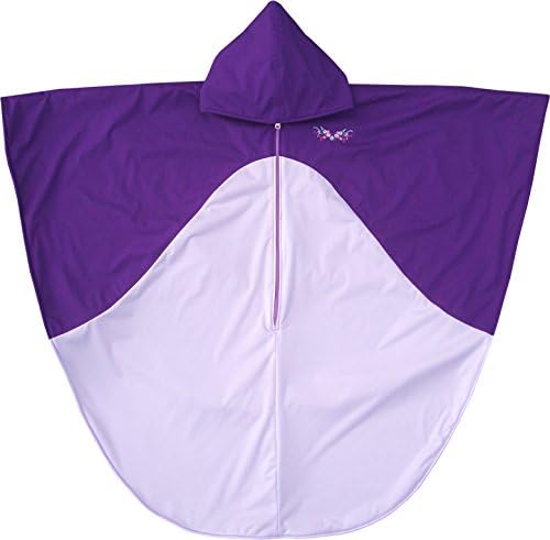 Adrians Winter Cape Wheelchair Poncho (Adaptations By Adrian) (Adult, Purple / Lavender with Flower Monogram)