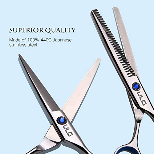 Hair Cutting Scissors Thinning Shears Kit ULG Professional Barber