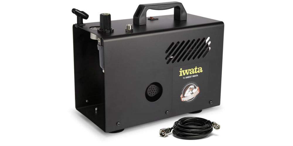 Iwata Studio Series Power Jet Lite Professional Airbrush Compressor