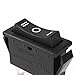 uxcell SPDT 3P On/Off/On 3 Position Boat Rocker Switch Black AC 20A/125V 22A/250V