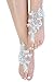 Abandon Girl Destination Wedding Barefoot Sandals,Lace Anklets Wedding,Prom Party Bangle