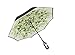 Inverted Umbrella Double Layer Windproof UV Protection Sun&Rain Car Reverse folding Umbrellas Cute Travel Umbrella Manually Rain Windproof Anti-UV Star Flower Umbrella for Easy Carrying Branches