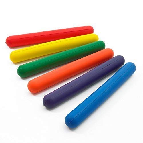 Olympics Games Athletic Equipment Foam Racing Relay Baton Set Of 6