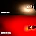 LASFIT 912 921 T15 906 2835 W16W LED Light Bulb SMD 3030 Chipsets 1400 Lumens Extremely Bright for Car Center High Mount Stop Brake Lights, Brillant Red(Pack of 2)