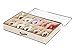 STORAGE MANIAC Durable 10-Pair Underbed Shoe Organizer with Inserted Cardboard, With Clear Cover and Secure Zipper Closure