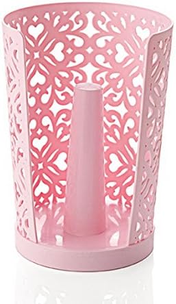 fengg2030shann Hollow plastic paper towels stand roll holder toilet paper vertical base kitchen paper storage shelf Roll holder Paper towel rack roll holder roll holder base