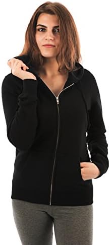 Women Fleece Hoodies Full Sleeve-Front Zip Premium Hood 2 Split Pocket