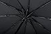 Crown Coast Black Travel Umbrella - 60 MPH Windproof Lightweight for Men Women and Kids, Compact Umbrellas