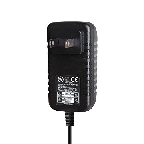 Donner DPA-1 Pedal Power Supply Adapter 9V DC 1A Tip Negative 5 Way Daisy Chain Cables for Effect Pedal