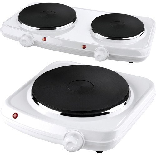 DOUBLE SINGLE HOT PLATE TABLE TOP PORTABLE ELECTRIC TWIN DUAL HOT PLATE