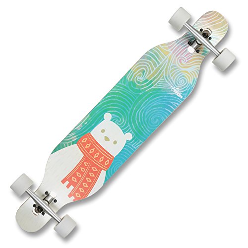 VOLADOR 42inch freeride longboard complete cruiser drop through deck