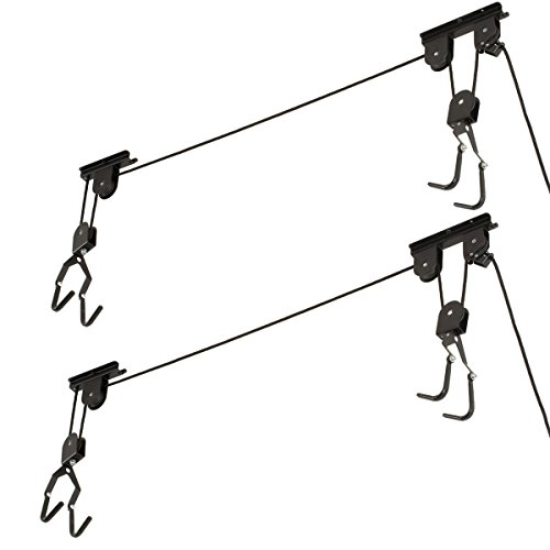 Racor Bike Lifts Ceiling Mounted Bicycle Holder Storage Rack For