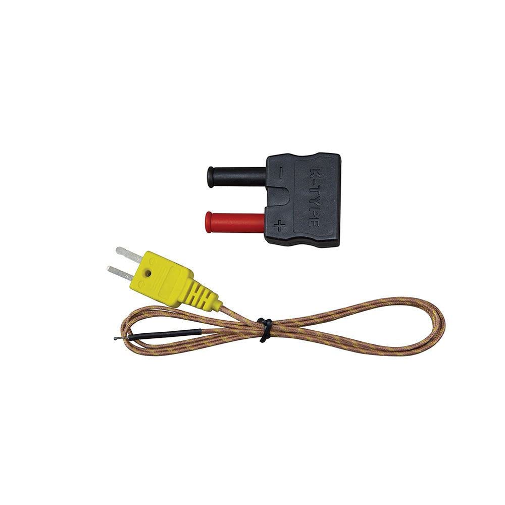 K Type Thermocouple, High Temperature Thermocouple Measures 0 to 480 Degrees Celcius, with Adapter Klein Tools 69142