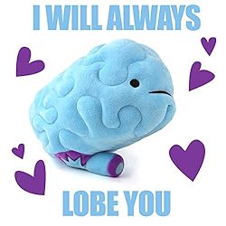 I Heart Guts Brain Plush - All You Need is Lobe