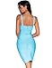 meilun Women's Celebrity Bandage Bodycon Dress Strap Party Pencil Dress