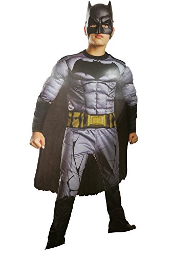 Batman v Superman Muscle Batman Costume, Boy's size Medium, 8-10