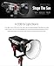 Aputure Light Storm COB 120D 135W 6000K Daylight Balanced LED Continuous V-Mount Video Light CRI97+ TLCI97+ 14000lux@0.5M Bowens Mount Dual Power Supply 2.4G Remote Control 18dB Low Noise with Bag