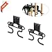 Ultrawall 2-Pack Heavy Duty Double Handle S Hook,Steel S-Type Home Garden Garage Organizer,Tool Storage Hanger for Cleaning and Weeding