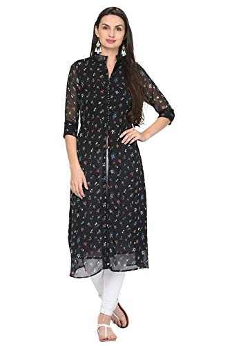 black floral kurtis
