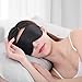 Natural Silk Eye Mask for Sleeping, Super Smooth Sleeping Mask for Women and Men-Fully Adjustable Strap