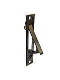 QCAA Solid Brass Edge Pull, 4", Antique Brass, 1