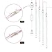 CrazyFire LED Meteor Shower Light Snow Falling Christmas Light with 30cm 8 Tube 256 LED Waterproof String Lights for Holiday Party Wedding Christmas Tree Decoration (White)