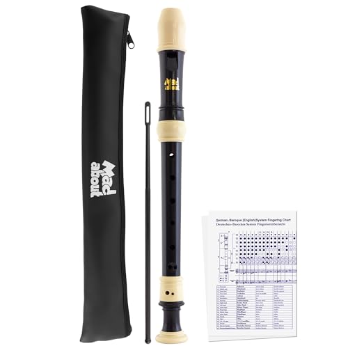 Mad About REC05 Descant Recorder - Black & Ivory