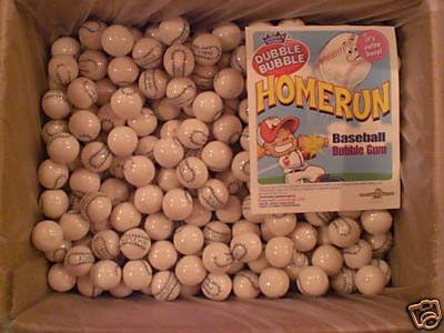 8 pounds Dubble Bubble Baseball 1" Gumballs