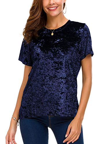 navy blue velvet shirt