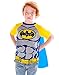 DC Comics Justice League Batman Toddler Boys Cosplay T-Shirt and Cape 5T