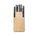 Ronco KN3005BLGEN Rocker Knife & Block Set, 20 Piece, Brown/Black