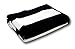 Lara Cabana 100% Turkish Cotton Beach Towel Pool Spa Bath by Corner4Shop (Black/White Striped)