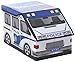 Blue Police Car Storage | Kids Collapsible Folding Toy Storage Organizer |Box Bin and Ottoman -Bedroom Policeman Décor Chest| Christmas Gift Box