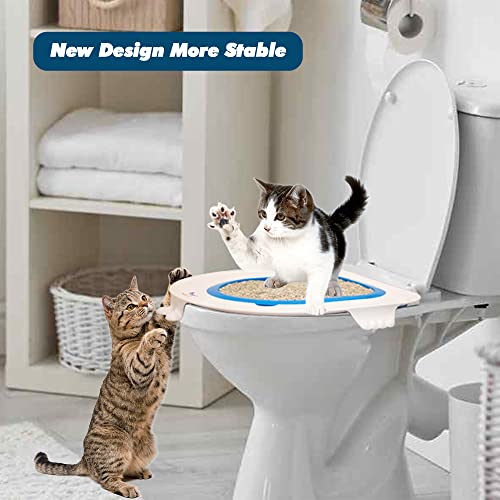 FIFIPETS Cat Toilet Training Kit, Plastic Sand Box Mat Trainer