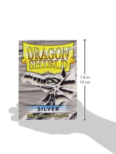 Dragon Shields Sleeves (100-Pack), Silver
